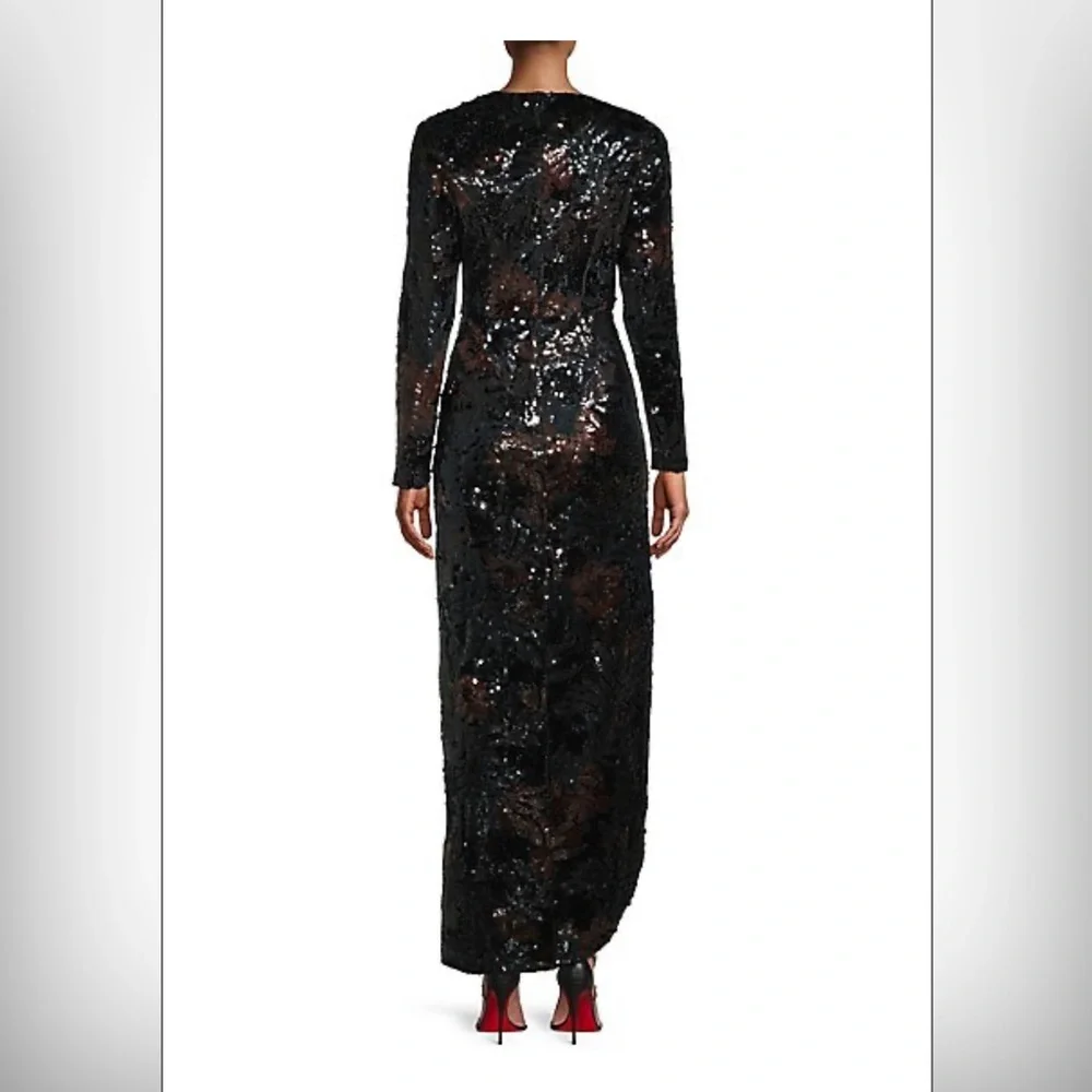 Diana Column Gown Sequins Kay Unger Size 10 NWT - Picture 4 of 10